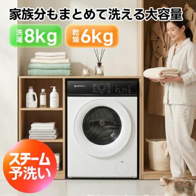 ドラム式洗濯乾燥機 一人暮らし（洗濯機本体）｜洗濯機｜生活家電