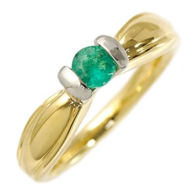 エメラルド 指輪 本物（リング、指輪）（誕生石：5月 （エメラルド  