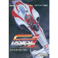 『中古即納』{箱説明書なし}{MD}ファステスト・ワン(Fastest 1)(ROMカートリッジ/ロムカセット)(19910628) | メディアワールド