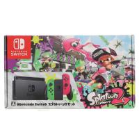 『中古即納』{Switch} (本体) ステッカー無し Nintendo Switch(ニンテンドースイッチ) スプラトゥーン2セット 任天堂(HAC-S-KACEA)(20170721) | メディアワールド