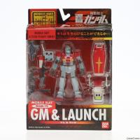 『中古即納』{FIG}MS IN ACTION!!(モビルスーツ・イン・アクション) RGM-79 ジム&amp;ランチ 機動戦士ガンダム 完成品 可動フィギュア バンダイ(20041113) | メディアワールド