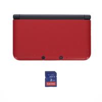 『中古即納』{3DS} (本体) ニンテンドー3DS LL レッド×ブラック 任天堂(SPR-S-RKAA)(20120728) | メディアワールドプラス