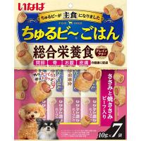 いなばペットフード いなば ちゅるビ〜ごはん ささみと焼ささみ ビーフ入り 10g×7袋 ☆ペット用品 ※お取り寄せ商品 ※賞味期限：3ヵ月以上 | メディストックYahoo!店