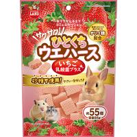 マルカン サクサク！ひとくちウエハース いちご 乳酸菌プラス 85g ☆ペット用品 ※お取り寄せ商品賞味期限：3ヵ月以上 | メディストックYahoo!店