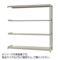 軽中量ラック 耐荷重200kgタイプ 連結 間口1500×奥行450×高さ1800mm 4段 アイボリー | MEGA STAR