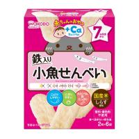 和光堂 赤ちゃんのおやつ +Ca カルシウム 小魚せんべい (2枚×6袋) | MEGA Yahoo!店