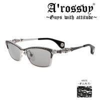 A'rossby ロズビー サングラス 209252301 56mm 日本製 2024 Vol.24 チタン 925Silver オニキス | メガネのハヤミ ヤフー店