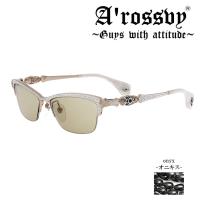 A'rossby ロズビー サングラス 209252304 55mm 日本製 2024 Vol.24 ナイロール チタン 925Silver オニキス | メガネのハヤミ ヤフー店