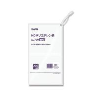 【まとめ買い10個セット品】スワン HDポリエチレン袋 No.709 紐付 200枚 | 開業プロ メイチョー Yahoo!店