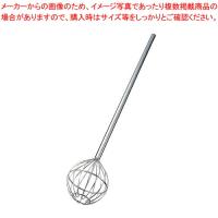 【まとめ買い10個セット品】18-8パイプ柄ロング泡立【泡立て ホイッパー プロ愛用 厨房用品 調理器具販売 料理道具 作業 業務用厨房機器】 | 開業プロ メイチョー Yahoo!店