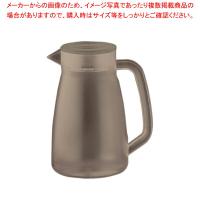 【まとめ買い10個セット品】UKポリカーボネイト ウォーターポット 一体成型 2.2L Sブラウン | 開業プロ メイチョー Yahoo!店