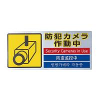 多国語防犯ステッカー　SEC291-1 | 厨房卸問屋名調