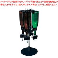 【まとめ買い10個セット品】ワンショット・メジャーマルチII スタンドタイプ4連型【日本酒注ぎ入れ器 日本酒注ぎ入れ器 業務用】 | 厨房卸問屋名調