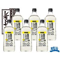 送料無料 こだわり酒場レモンサワーの素 コンク 6本 1800ml サントリー 業務用 1.8L 1ケース SUNTORY | お酒の明治屋