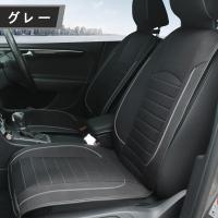 MEIKO シートカバー 汎用 前席 麻 シンプル 通気 車 座席 防汚 カー
