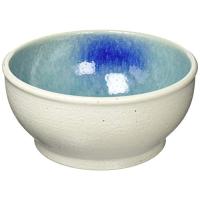 カミハタ 水槽 信楽焼めだか鉢 ホワイト/ブルー | meki5