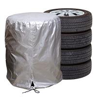 アイメディア タイヤカバー タイヤ収納カバー 4本収納 205/60-15インチ タイヤ収納 普通自動車用 雨よけカバー 汚れ防止 劣化防止 紫外線防 | meki5