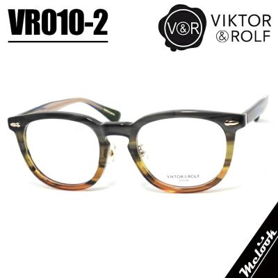 2044超美品　ヴィクターアンドロルフ　メガネ　眼鏡　度強　0168　サーモント VIKTOR&ROLF メガネ（度あり、度数注文可）｜メガネ、老眼鏡