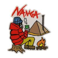 ナンガ×ウシオダヒロアキ ステッカー タキビ 焚き火 #NA24543G502Z-TAKIBI NANGA×USHIODA HIROAKI STICKER TAKIBI | ecショップ・belmo