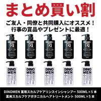 DiNOMEN 薬用スカルプ シャンプー 500ml 5本＆薬用ボタニカル トリートメント500ml 5本セット 頭皮 フケ かゆみ 抜毛 薄毛 枝毛 父の日 | DiNOMEN公式オンラインストア