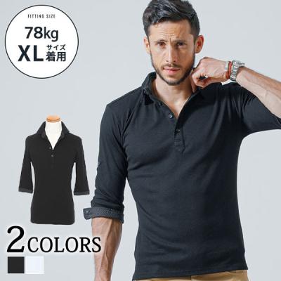筋肉 細マッチョ ポロシャツ ポロシャツ 筋肉質 L 12 12 定番半袖ポロシャツ Matsuya Ginza