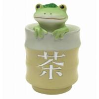 コポー　湯のみカエル 置物 小物 オブジェ カエル 置き物  蛙 フロッグ FROG 70835 | メルシープレゼント 雑貨屋