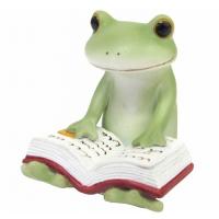 Copeau コポー 本読むカエル 本読む 本読み 読書 小物 オブジェ カエル 置き物 置物 オブジェ 蛙 フロッグ FROG ガーデン雑貨 インテリア雑貨 71734 | メルシープレゼント 雑貨屋