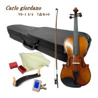 初心者向けバイオリン VS-1 3/4【7点set】カルロジョルダーノ | 楽器のことならメリーネット