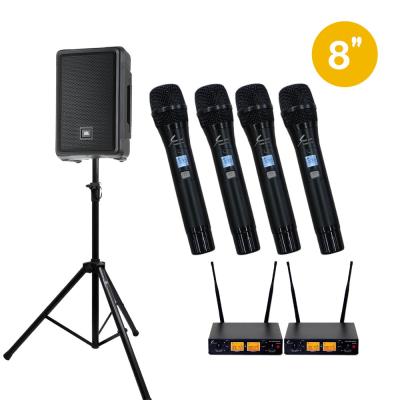 ワイヤレスマイクセット4本同時可能（レコーディング、PA機材