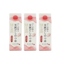 マエカワテイスト だしが香る 天然だしのつゆ 500ml  3本 国産原材料  化学調味料無添加 天然だし | aurora