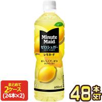 コカコーラ ミニッツ メイド ゼロシュガー レモネード 600mlPET×48本[24本×2箱]【2〜3営業日以内に出荷】[送料無料]  甘さすっきり | めしや Yahoo!ショッピング店