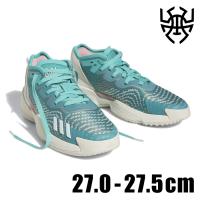【美品】アディダス DON ISSUE 4 ドノバンミッチェル D.O.N. ISSUE ADIDAS Issue 4 HR0718 メンズ ミント 緑 白 オフ