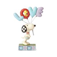 Enesco Peanuts by Jim Shore Snoopy with Love Balloon Figurine  7.5 I 平行輸入 | MetamarketH