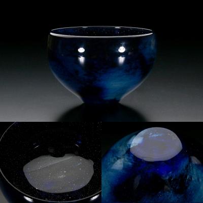 新品本物 MG敬】黒川大介 作『星雲 ぐい呑み - ぐい呑』702-170 ぐい呑み