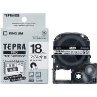 テプラ ＰＲＯ テ−プ マグネット SJ18S 白に黒文字 18mm | 宮川商店 Yahoo!店