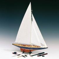 帆船模型キット エンデバー（Ｊ　Class ヨット） | 木製模型キットのマイクロクラフト