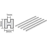 透明プラ材3mmH形棒（5本入）　 【タミヤ・70206】 | ミッドナイン