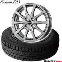 トーヨーOBSERVE GIZ2 &amp; Exceeder E03｜155/65R14 75Q｜スタッドレスタイヤ&amp;ホイール｜4本セット | 緑タイヤ ヤフー店