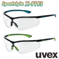 ウベックス uvex 保護めがね X-9193 sportstyle 透明レンズ ブラック・ブルー ブラック・ライム | ミドリ安全.com Yahoo!ショッピング店