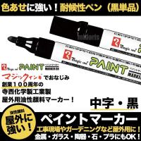 ペイントマーカーSR No.550 黒 中字 筆記線幅 2.5mm 油性顔料インキ 耐候性 耐光性 耐水性 マジック 1Pパック | ミドリスークラピアと雑草対策ー