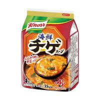 【新品】（まとめ）味の素 クノール 海鮮チゲスープ9.4g 1袋（4食）【×10セット】 | 美浜通商