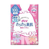 【新品】（まとめ）日本製紙 クレシア ポイズ さらさら素肌吸水ナプキン 安心の中量用 1パック（12枚）【×10セット】 | 美浜通商