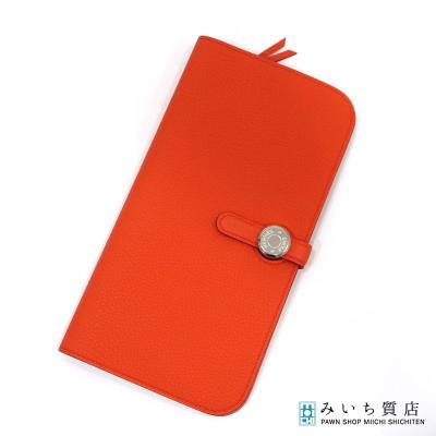 HERMES レディース長財布（色：オレンジ系）｜財布｜ファッション