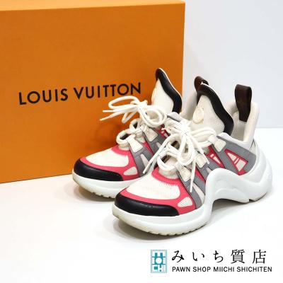 ルイ・ヴィトン靴　サイズ7 26-26.5 箱あり LOUIS VUITTON ルイヴィトン スニーカー サイズ：7 1/2 約26.5cm G0