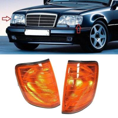 ベンツ Eクラス w124 ウインカーレンズ 純正 左右 Mercedes-Benz ベンツ W124 フロント ウインカーレンズ オレンジ