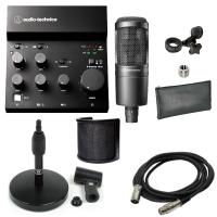 AUDIO-TECHNICA オーディオテクニカ AT-UMX3 USBオーディオミキサー + AT2020 マイク + AD11 + POPガード + 3m XLRケーブル | 三木楽器Yahoo!ショップ