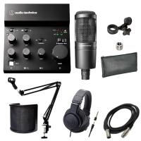 AUDIO-TECHNICA オーディオテクニカ AT-UMX3 + AT2020 マイク + MPC1B + POPガード + 3m ケーブル + ATHM20X ヘッドホン | DZONE Yahoo!ショップ