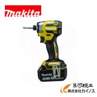 マキタ 充電式インパクトドライバ TD173DXFY 18V 6.0Ah セット品 (バッテリBL1860B×2本・ケース付) ※充電器【別売】フレッシュイエロー | カイノス Yahoo!ショッピング店