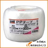 TRUSCO PPテープ 幅100mmX長さ200m 白 TPP-100200 | カイノス Yahoo!ショッピング店