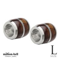 ハワイアンジュエリー コアウッド チューブ ペアペンダントトップ(チェーン別売) SWP1006P